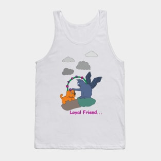 funny cat and dog gifts for father Tank Top